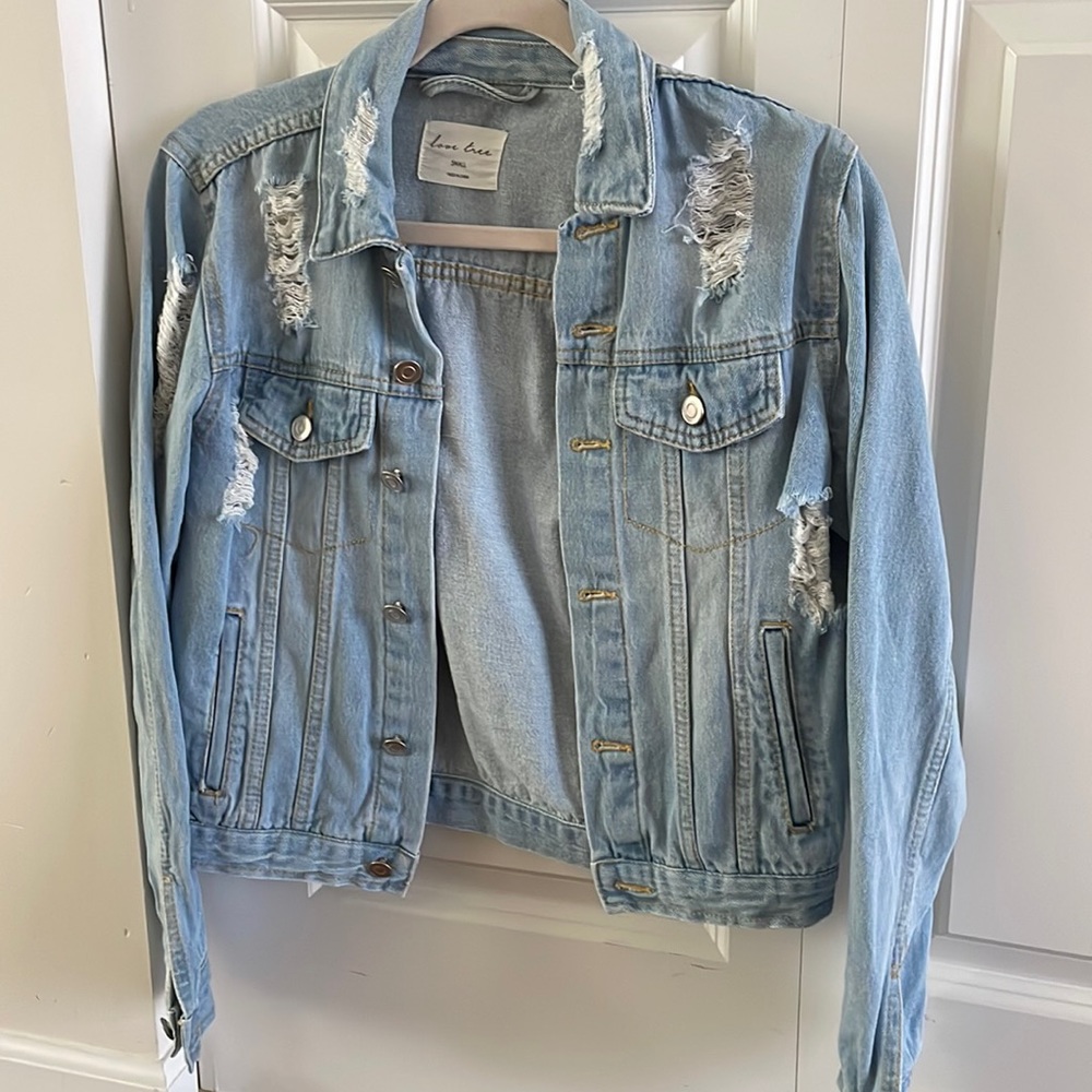 Ripped Jean Jacket